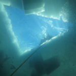 Unterwasser unter eis Urisee Eistauchen Specialty divexellence Tauchschule Ulm