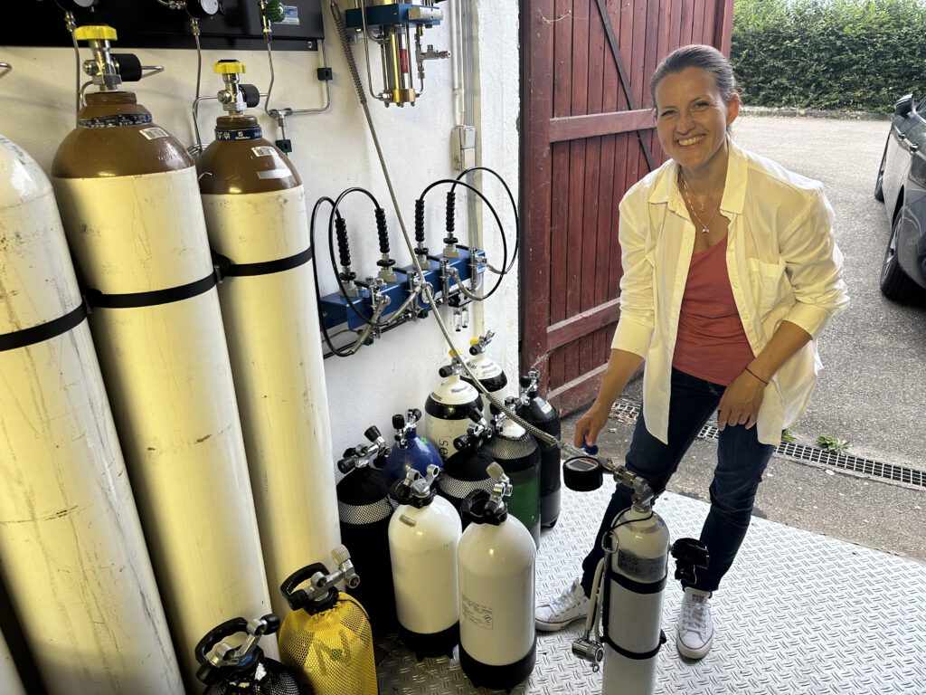 Tec Gasblender Tauchschule Ulm PADI diveXellence 